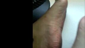 Mistress Alace Amory's webcam foot fetish domination compilation