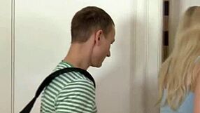 I dominate the sub with dildos and assplay in lingerie threesome