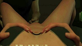 Projekt strast gaming in prstkanje pičke z veliko rito in velikimi joškami plavolasa