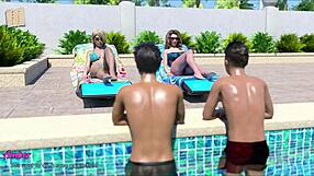 Missing scenes with a wife and stepmother, erotic game walkthrough