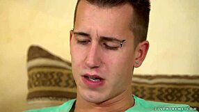 busty milf dives into young pussy with tongue!