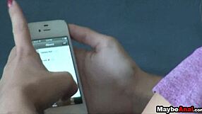 Cute blonde teen in public outdoor pickup spied on by amateurs POV with Krystal