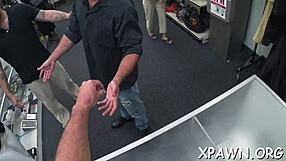 Amateur earns cash by sucking and riding rough cock