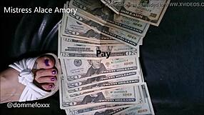 Mistress Alace Amory's webcam foot fetish domination compilation