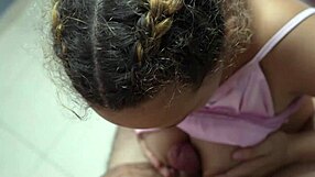 Horny Stepdad Watches Curvy Latina Stepdaughter Workout