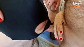 Bisexual husband shares wife with friend for mmf threesome and cum eating cuckold