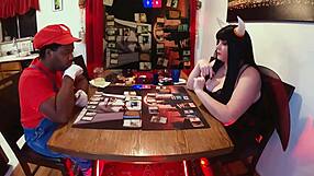 jane enjoys playing magic 7 with lord of the rings cosplay