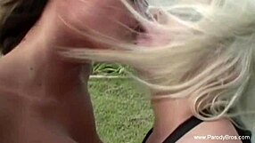 classic retro lesbians in brazil fucking outdoors together while exploring antique comics