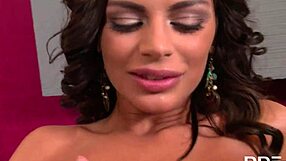 Euro Pornstar Angelica Black Shows Perfect Pussy and Asshole