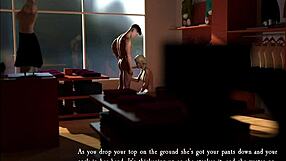 Follé a la cajera caliente en juego hentai anime 😏