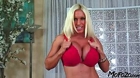 Mofozo Com - Blonde Milf Loves Big Tits Doggy Style