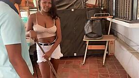 Cute stepdaughter gets anal and oral in hardcore fight