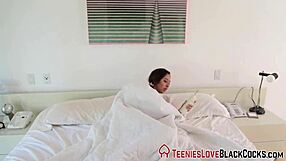 petite teen 18+ rides monster cock for facial cumshot