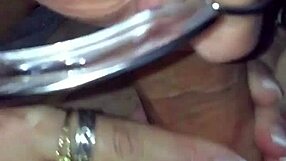 this bbw couple does a slow motion blowjob and cumshot scene. they suck cock slowly.