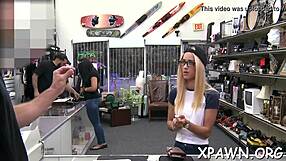 Hardcore babe shows her pussy and sucks hard