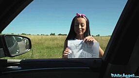 I feel her lips wrap around my cock as we seal our cash-for-sex deal in public