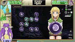 Blonde linkle gets fucked in zelda game
