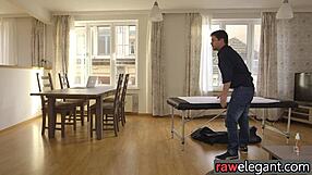 Bootylicious european milf bent over doggystyle buttfucked