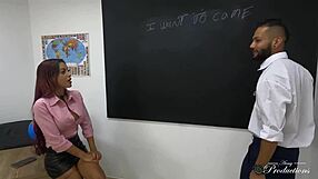 Exciting english lessons with teacher's seductive partner