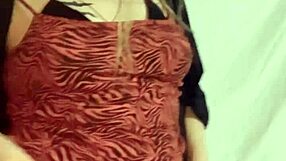 Hot Blonde Goddess Dances Seductively In Crotchless Panties, Teasing With Exotic Moves