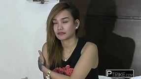 Cute Asian Petite Girl Loves Her G-Spot in Outdoor Blowjob Scene