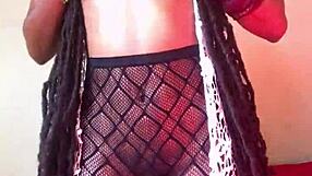 18 year old ebony in her stockings at the dorm