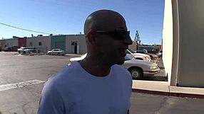 He fucks her hard with big cock, cums on pussy.