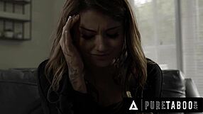 Dude, pure taboo with dominant DILF Charles Dera dirty talking babysitter Adria Rae into anal!