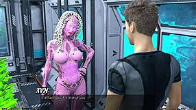 Meeting Shy Emo Girl in Space