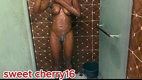 Lonely African Girl's Tender Pussy Warming