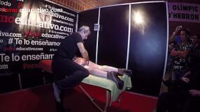 our sex coach gives ana marco an erotic massage