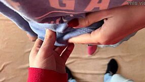 My stepbrother's cum in my panties, and I'll wear them all day