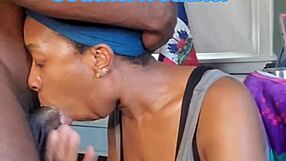 Southern girl subtly licks ass and deepthroats