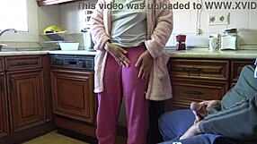 Risky creampie with horny stepsister