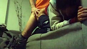 Gay Mamada and Cogida on Sofa