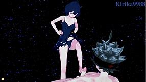 Noelle silva and secre swallowtail nero and asta intense sex - black clover hentai