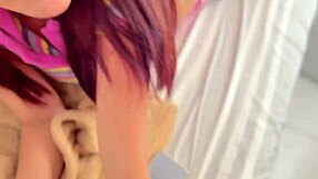 Bodybuilder Stepbrother Surprises Friend With Huge Tits And Ass In Lesbian Exhibitionist Fuck