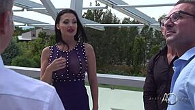 Aletta Ocean stars in a wild foursome with intense double penetration on AlettaOceanLive.