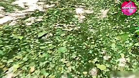 I swear, saw this girl touchin herself alone while campin out here