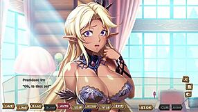 Dark elf sisters in anime style video want to get filled with cum