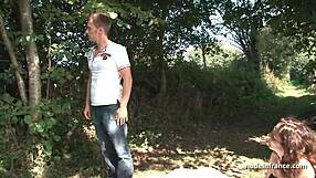 Amateur French Brunette Milf Ass Fucked