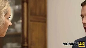 French cougar seduces with big tits in a freaky cheating affair.