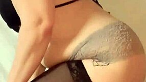 Hot Blonde Goddess Dances Seductively In Crotchless Panties, Teasing With Exotic Moves