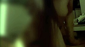 That cute wife brought a guy home for fun while her husband's away.