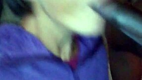 No hands bitch swallows cum in provocative oral creampie