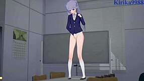 Hentai game featuring Aoba Suzukaze and Hifumi Takimoto's intense scenes