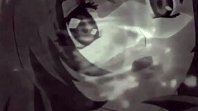 Gola anime lepotica z velikimi joški prestaja dominantno jebanje v japonskem hentai fetišu