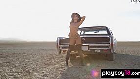 Playboy Model Chelsie Aryn Strips Nude In Desert!