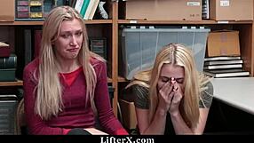 Stepdaughter Fucks Mall Officer To Save Stepmommy