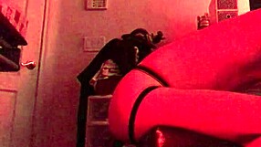 Hey, those chastity guys are really going at that fuck machine, pounding away with dildos and toys!